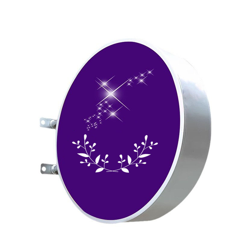 Double Sided Round Light Box